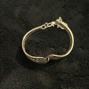 Brighton Silver Bracelet with Floral Accents